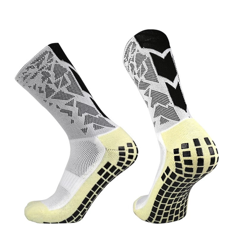 CALCETINES GRIP® PROFESIONALES BLANCO/NEGRO