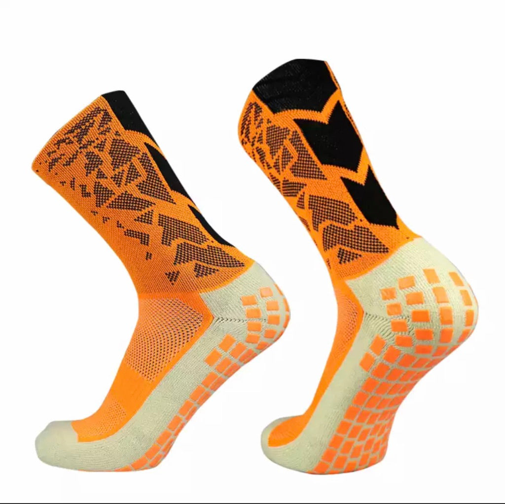 PROFESSIONAL ORANGE / BLACK GRIP® SOCKS